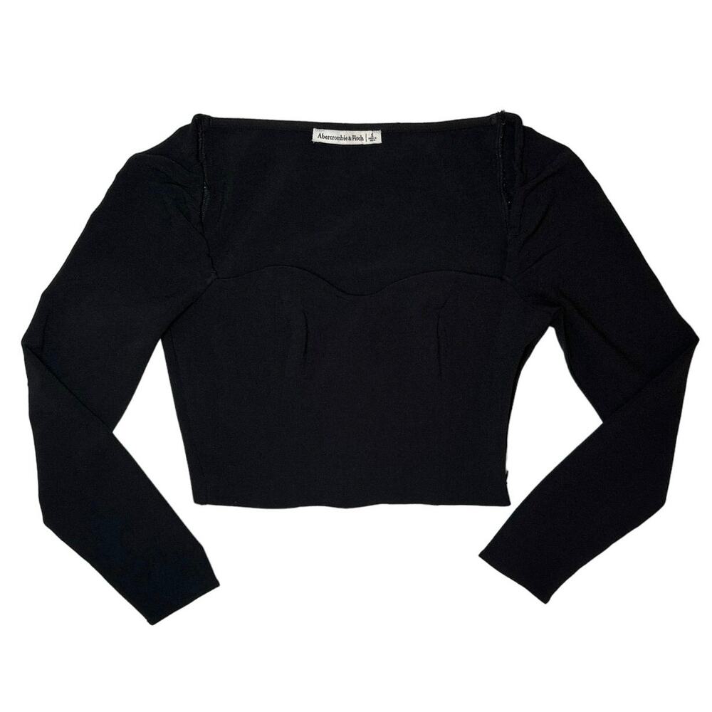 Abercrombie & Fitch Crop Top with Sweetheart Neckline